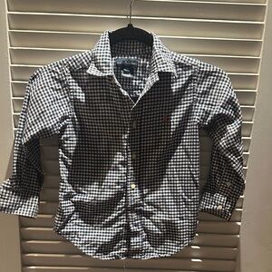 Ralph Lauren Black and White Gingham Shirt